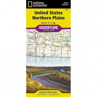 United States, Northern Plains Adventure Map - Nat Geo 3122