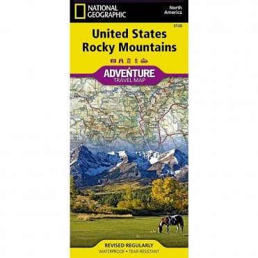 United States, Rocky Mountains Adventure Map - Nat Geo 3120