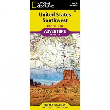 United States, Southwest Adventure Map - Nat Geo 3121