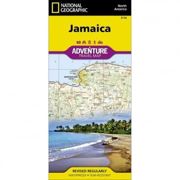 Jamaica Adventure Map - Nat Geo 3116