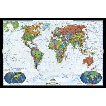 United States Decorator Wall Map (43.5 x 30.5 inches)