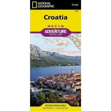 Croatia Adventure Map - Nat Geo 3324