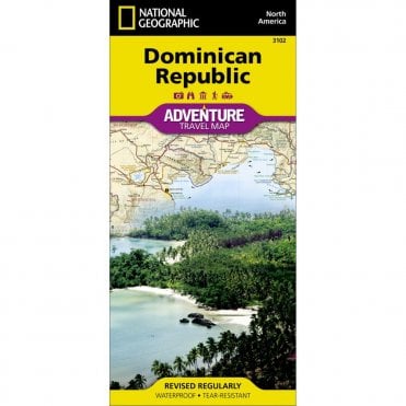 Dominican Republic Adventure Map - Nat Geo 3102