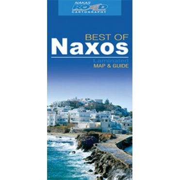 Naxos (Greece) 'best of' tourist map with information guide