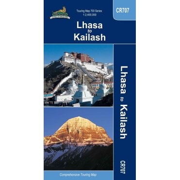 Lhasa to Kailas: The Northern & Southern Routes. Nepa Map CR707