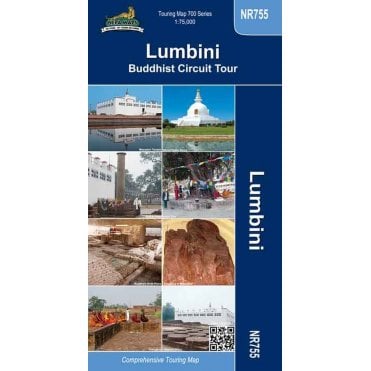 Lumbini Buddhist Circuit Tour & the LDT Area. Nepa Map NR755