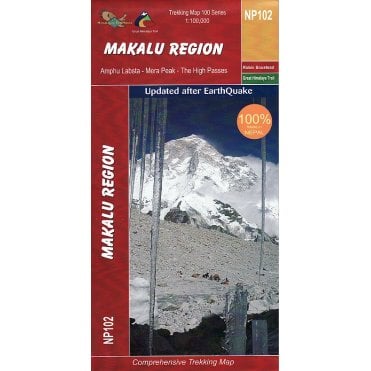 Makalu Region | Nepa Great Himalaya Trail Map NP102