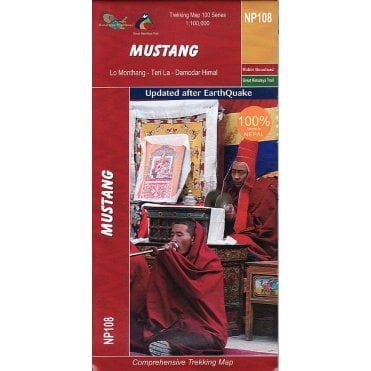 Mustang: Great Himalaya Trail | Nepa Great Himalaya Trail Map NP108