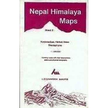Nepal Himalaya Map 3:  Kanjiroba East Tibrikot Dolpo Dhaulagiri Area