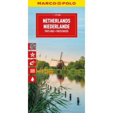 Netherlands Regional Road Map