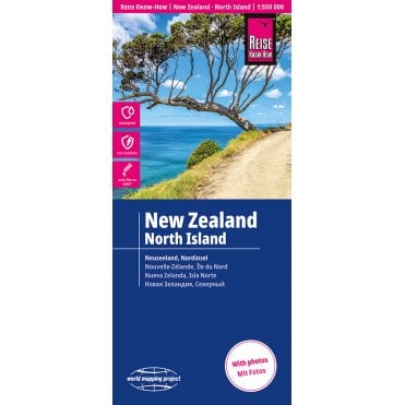 New Zealand (North) Island Map - Reise Know-How