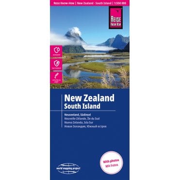 New Zealand (South) Island Map - Reise Know-How