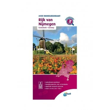 Nijmegen region Hiking Map