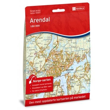 10007: Arendal Norge-serien 1:50 000