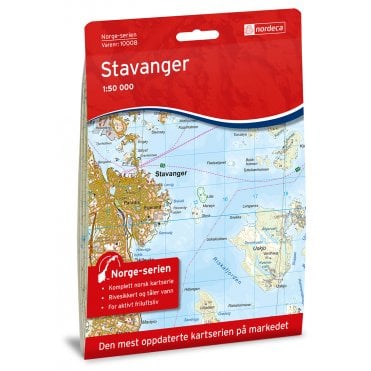 10008: Stavanger Norge-serien 1:50 000