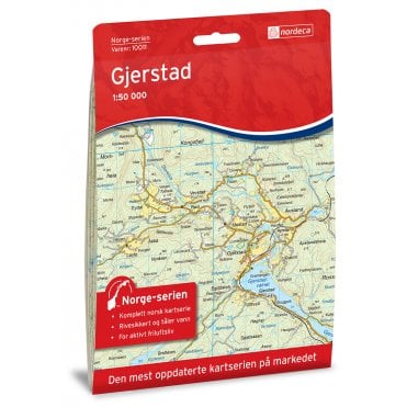 10011: Gjerstad Norge-serien 1:50 000
