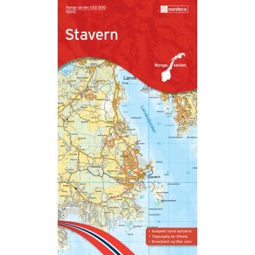 10012: Stavern Norge-serien 1:50 000
