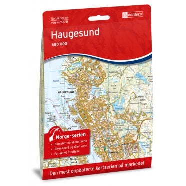 10015: Haugesund Norge-serien 1:50 000