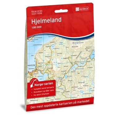 10016: Hjelmeland Norge-serien 1:50 000