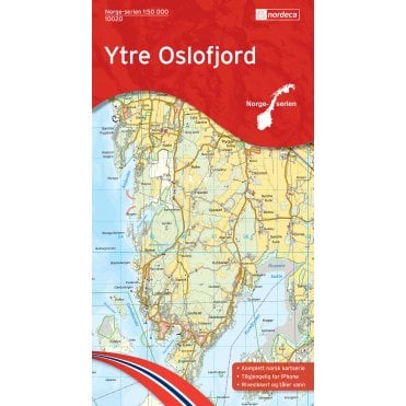 10020: Ytre Oslofjord Norge-serien 1:50 000