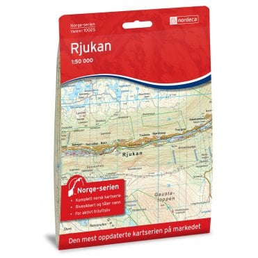 10025: Rjukan Norge-serien 1:50 000