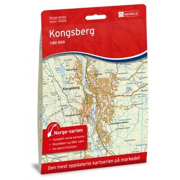 10026: Kongsberg Norge-serien 1:50 000