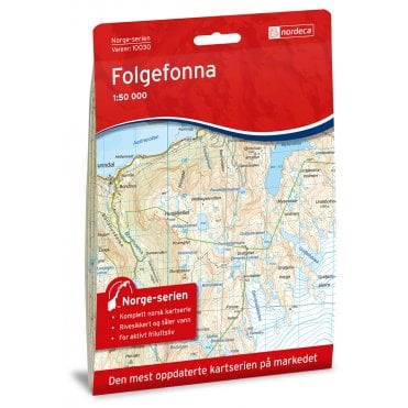 10030: Folgefonna Norge-serien 1:50 000