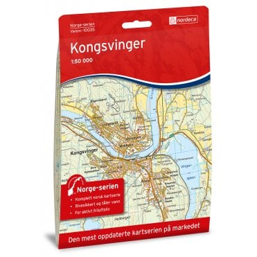10035: Kongsvinger Norge-serien 1:50 000
