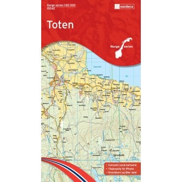 10042: Toten Norge-serien 1:50 000