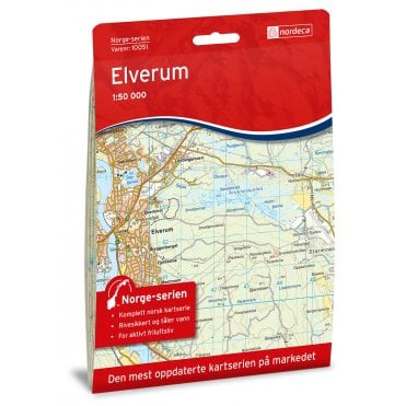 10051: Elverum Norge-serien 1:50 000