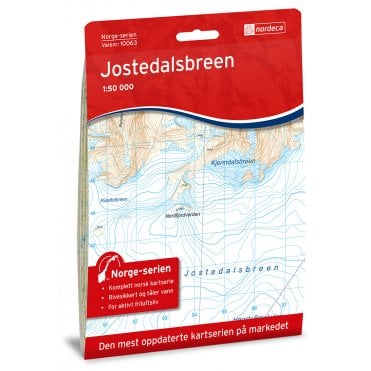 10063: Jostedalsbreen Norge-serien 1:50 000