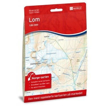 10064: Lom Norge-serien 1:50 000