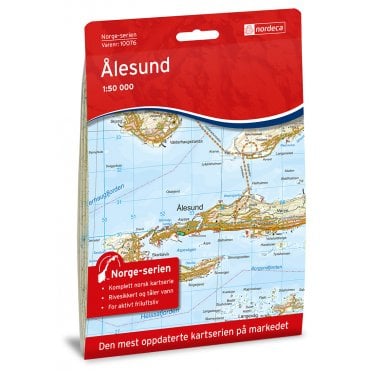 10076: Alesund Norge-serien 1:50 000