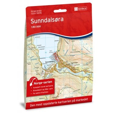 10078: Sunndalsora Norge-serien 1:50 000