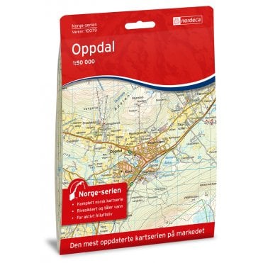10079: Oppdal Norge-serien 1:50 000