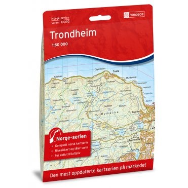 10090: Trondheim Norge-serien 1:50 000