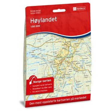 10103: Hoylandet Norge-serien 1:50 000