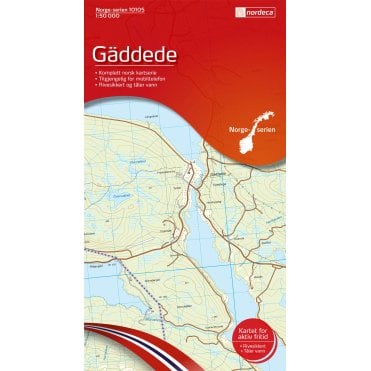 10105: Gaddede Norge-serien 1:50 000