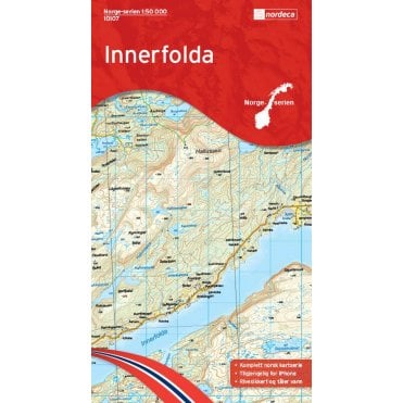 10107: Innerfolda Norge-serien 1:50 000