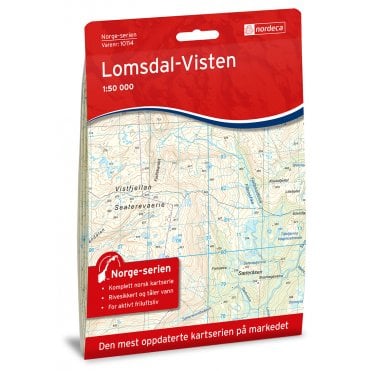 10114: Vistfjelldal Norge-serien 1:50 000