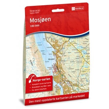 10117: Mosjoen Norge-serien 1:50 000