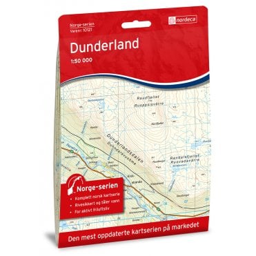 10121: Dunderland Norge-serien 1:50 000