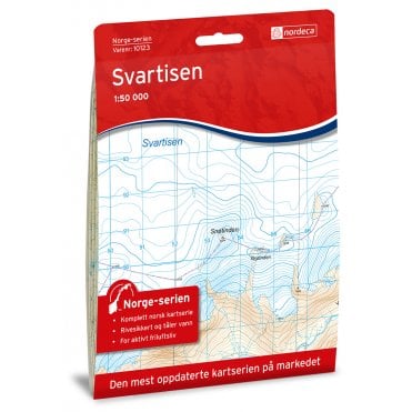 10123: Svartisen Norge-serien 1:50 000