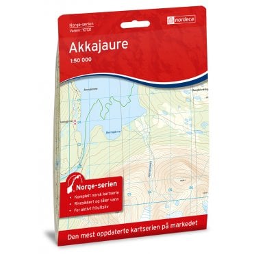 10131: Akkajaure Norge-serien 1:50 000