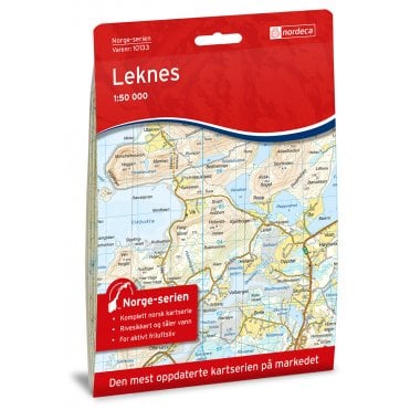 10133: Leknes Norge-serien 1:50 000
