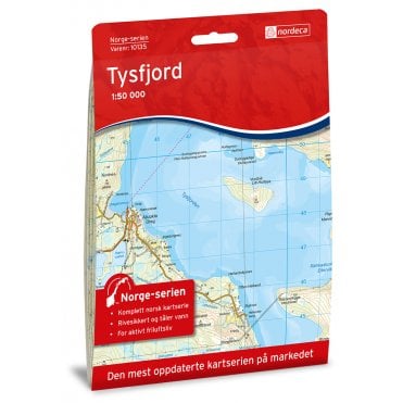 10135: Tysfjord Norge-serien 1:50 000