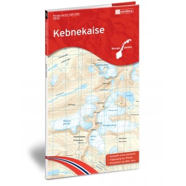 10136: Kebnekaise Norge-serien 1:50 000