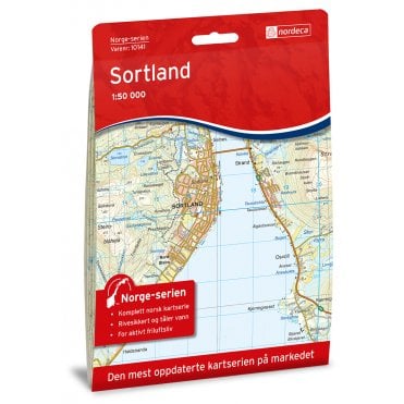 10141: Sortland Norge-serien 1:50 000