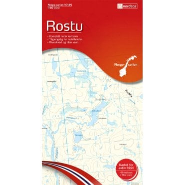 10145: Rostu Norge-serien 1:50 000