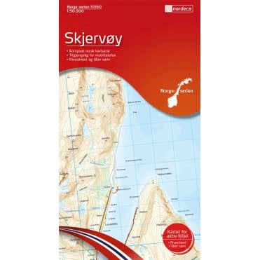 10160: Skjervoy Norge-serien 1:50 000